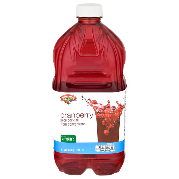 Hannaford Juice Cocktail Cranberry