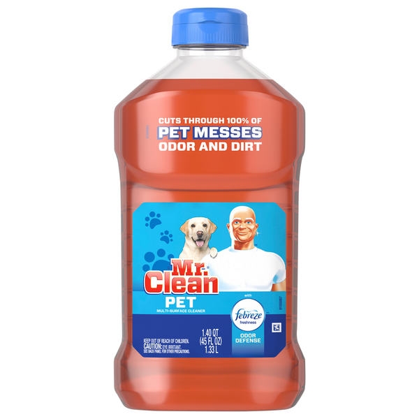 Save on Mr. Clean Pet MultiSurface Cleaner Febreze Odor Defense Order Online Delivery GIANT