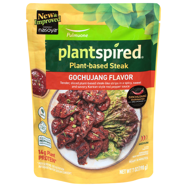 Pulmuone Plantspired Plant-Based Vegan Gochujang Flavor Steak Strips