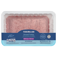 Food Lion Ground Turkey All Natural Fresh