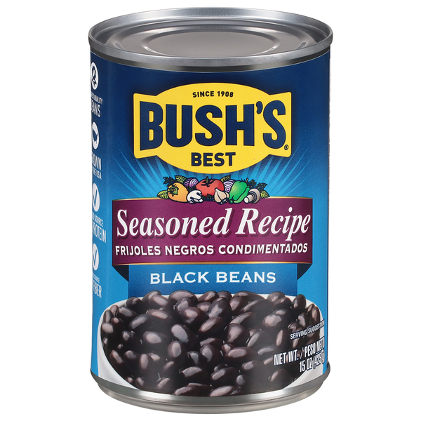 Save on Bush's Best Black Beans Seasoned Recipe Order Online Delivery