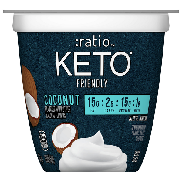 Save on Ratio Keto Friendly Dairy Snack Coconut Low Carb Order Online