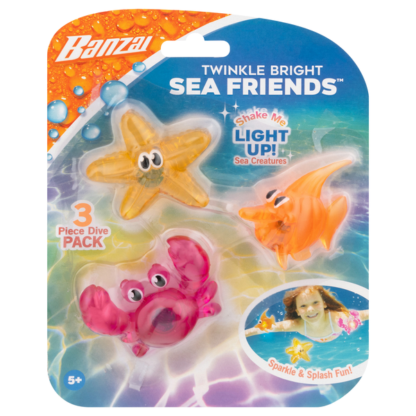 Banzai Twinkle Bright Sea Friends Dive Pack Ages 5+