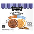 Three Dog Bakery Lick 'N Crunch! Variety Flavor Cookies Dog Treats