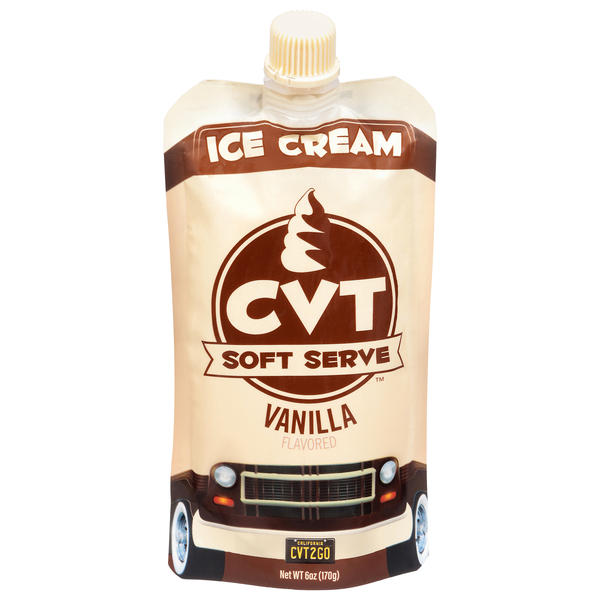 CVT Soft Serve Vanilla Flavored Ice Cream