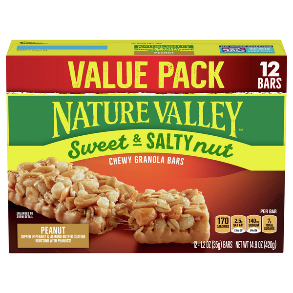 Save on Nature Valley Sweet & Salty Nut Chewy Granola Bars ...