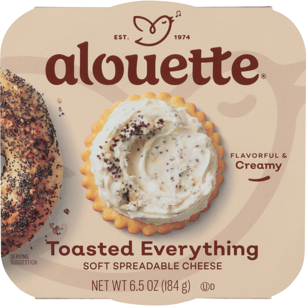 Alouette Toasted Everything Soft Spreadable Cheese
