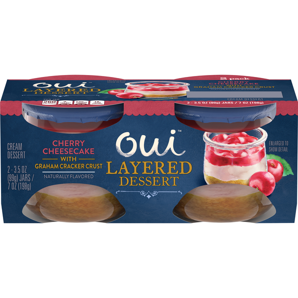 Save on Oui Layered Dessert Cherry Cheesecake 2 ct Order Online