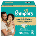 Pampers Swaddlers Size 5 Baby Diapers 20-37 lb