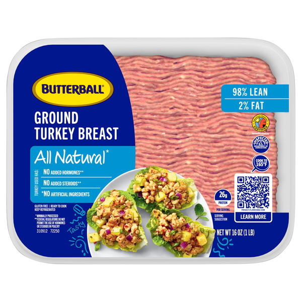 Butterball Ground Turkey Extra Lean 98% Lean