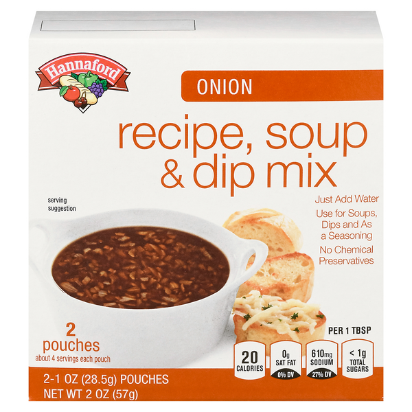 Hannaford Onion Recipe Soup & Dip Mix - 2 ct