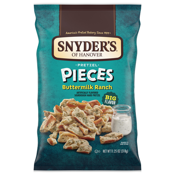 Snyder's of Hanover Buttermilk Ranch Flavored Pretzel Pieces