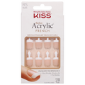 Kiss Salon Acrylic French Nails Real Short Length