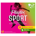 Playtex Sport Unscented Regular & Super Tampons