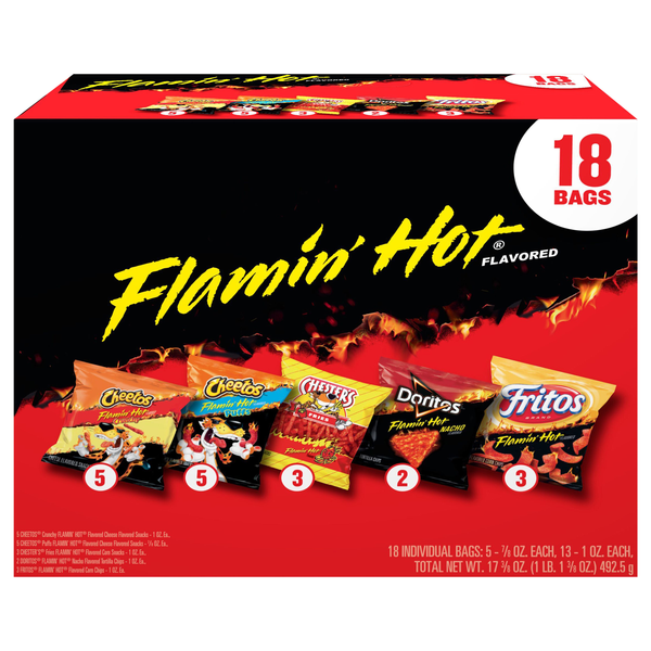 Frito-Lay Flamin' Hot Mix - 18 ct