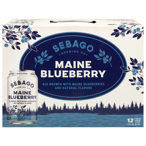 Sebago Brewing Co. Maine Blueberry Ale Beer - 12 pk