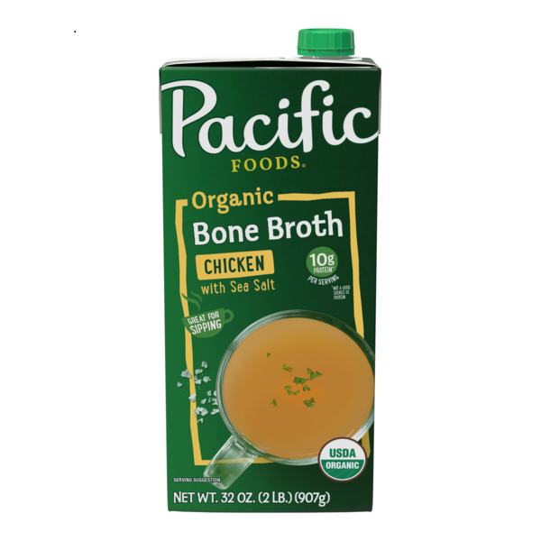 Pacific Foods Organic Chicken Bone Broth with Sea Salt