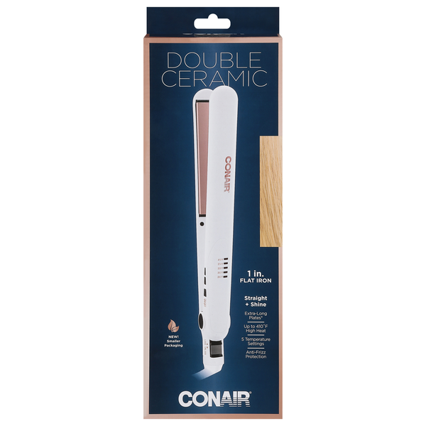 Conair Double Ceramic 1 Inch Flat Iron