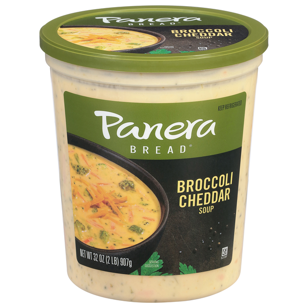 Panera Bread Broccoli Cheddar Cheese Soup Refrigerated