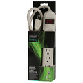 Smart Living Surge Protector 6-Outlet Indoor 3 Feet