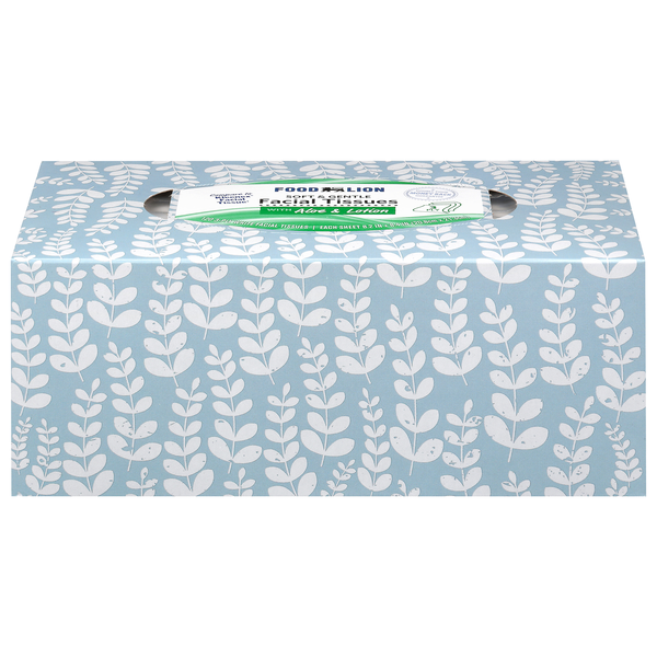 Food Lion Soft & Gentle 3-Ply Facial Tissues with Aloe & Lotion