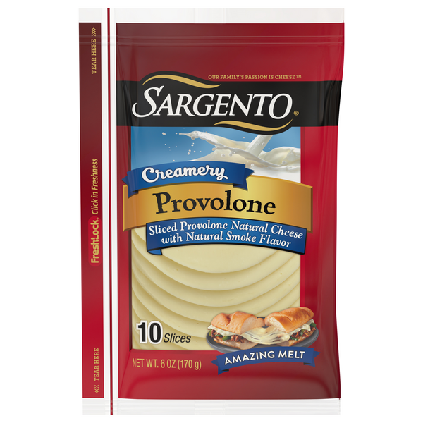Save on Sargento Creamery Provolone Sliced 10 ct Order Online