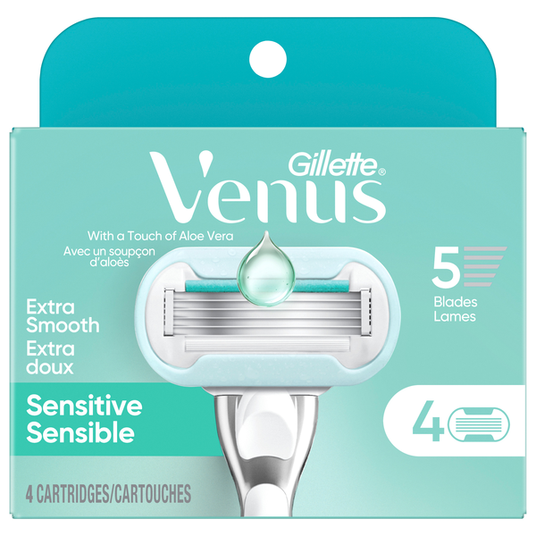 Gillette Venus Sensitive Skin 5 Blade Cartridges