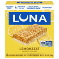 LUNA Organic Gluten Free Lemonzest Protein Snack Bars - 6 ct