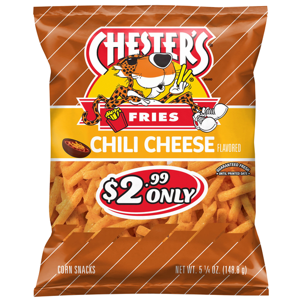 Chester's Fries Chili Cheese Flavored Corn Snacks