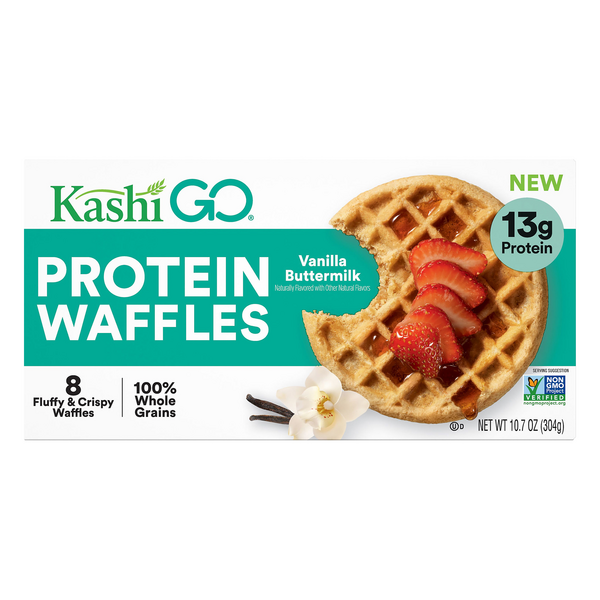 Save on Kashi GO Protein Waffles Vanilla Buttermilk - 8 ct Order Online