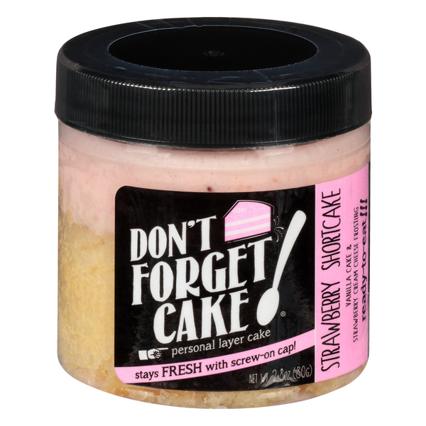 Don't Forget Cake Strawberry Shortcake Personal Layer Cake Refrigerated