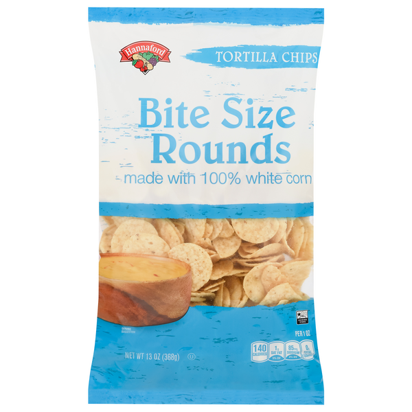 Hannaford Bite Size Rounds Tortilla Chips
