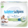 WaterWipes Sensitive+ 99.9% Water Based Textured Baby & Toddler Wipes 4 pk