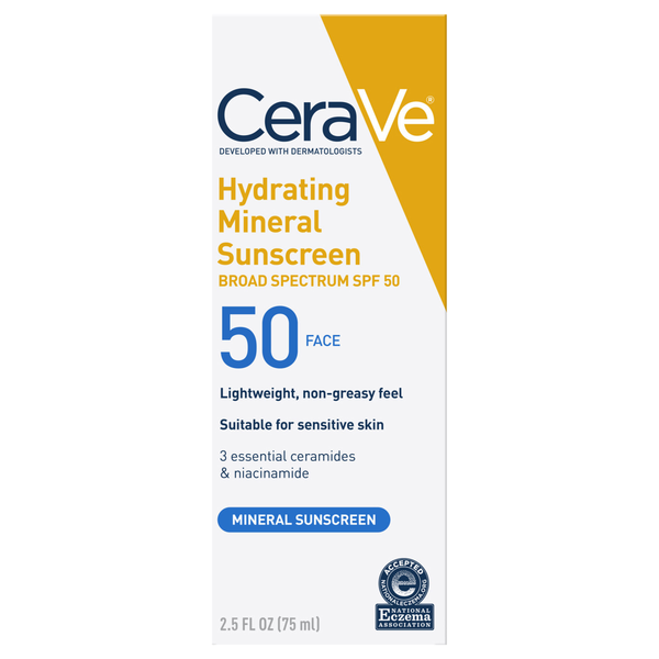 CeraVe Face Hydrating Mineral Sunscreen SPF 50