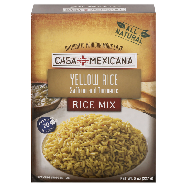 Casa Mexicana All Natural Saffron & Turmeric Yellow Rice Mix