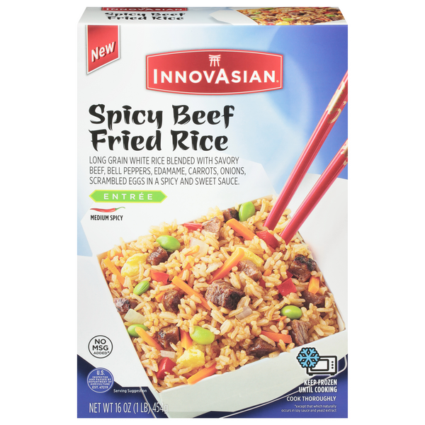 Save on InnovAsian Spicy Beef Fried Rice Entree Order Online Delivery GIANT