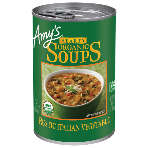 Amy's Organic Gluten Free Hearty Rustic Italian Vegetable Soup