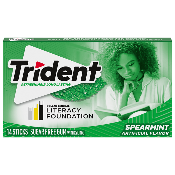 Trident Sugar Free Gum Spearmint