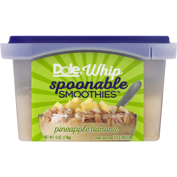Save on Dole Whip Spoonable Smoothies Pineapple Banana Order Online Delivery MARTIN'S