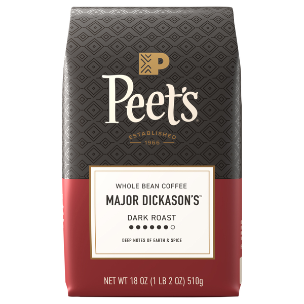 Peet's Major Dickason's Blend Dark Roast Whole Bean Coffee