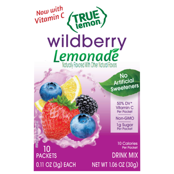 True Lemon Wildberry Lemonade Drink Mix - 10 ct