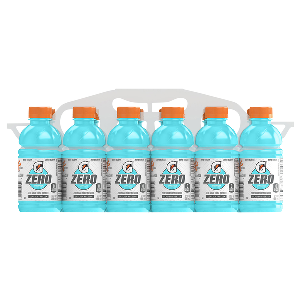 Gatorade Zero Thirst Quencher Sports Drink Glacier Freeze - 12 pk