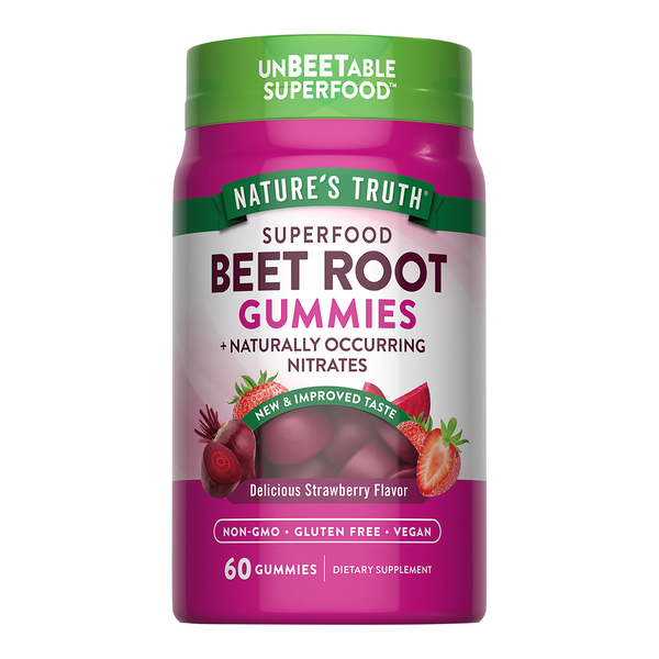 Nature's Truth Super Food Strawberry Flavor Beet Root Gummies