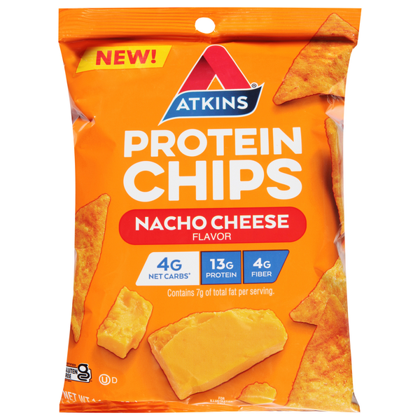 Atkins Nacho Cheese 13g Protein Chips