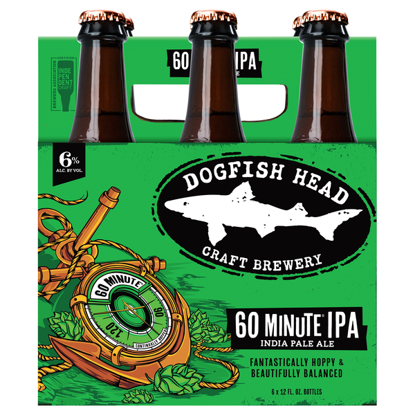 Dogfish Head 60 Minute IPA Beer - 6 pk