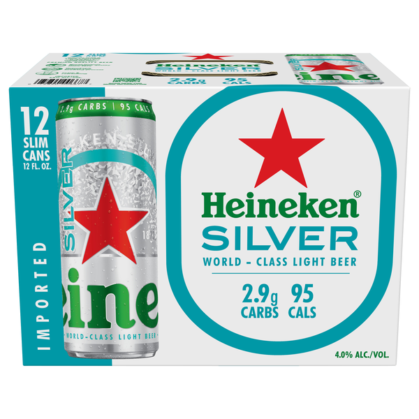 Heineken Silver Beer - 12 pk