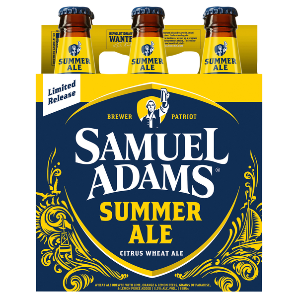 Samuel Adams Summer Ale Citrus Wheat Ale - 6 pk