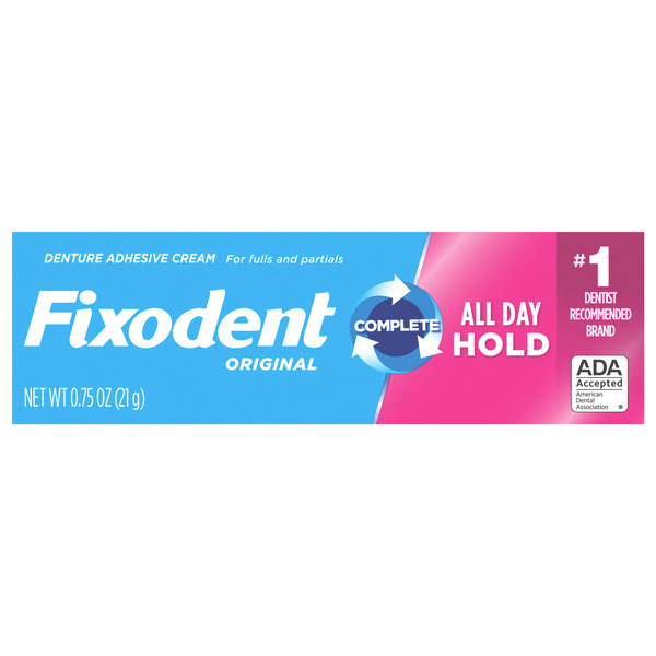 Fixodent Complete Original Denture Adhesive Cream