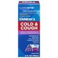 CareOne Children's Grape Flavor Liquid Cold & Cough Medicine