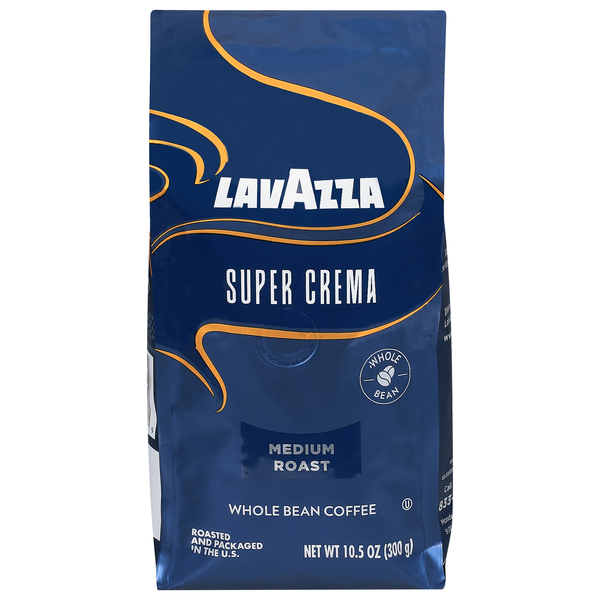 LavAzza Super Creme Medium Roast Whole Bean Coffee